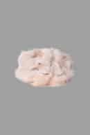 CIABATTONA PELLICCIA BEIGE MELANGE