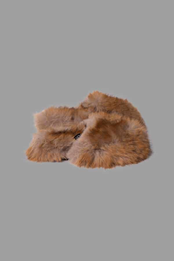 SABOT PELLICCIA MARRONE - immagine 2