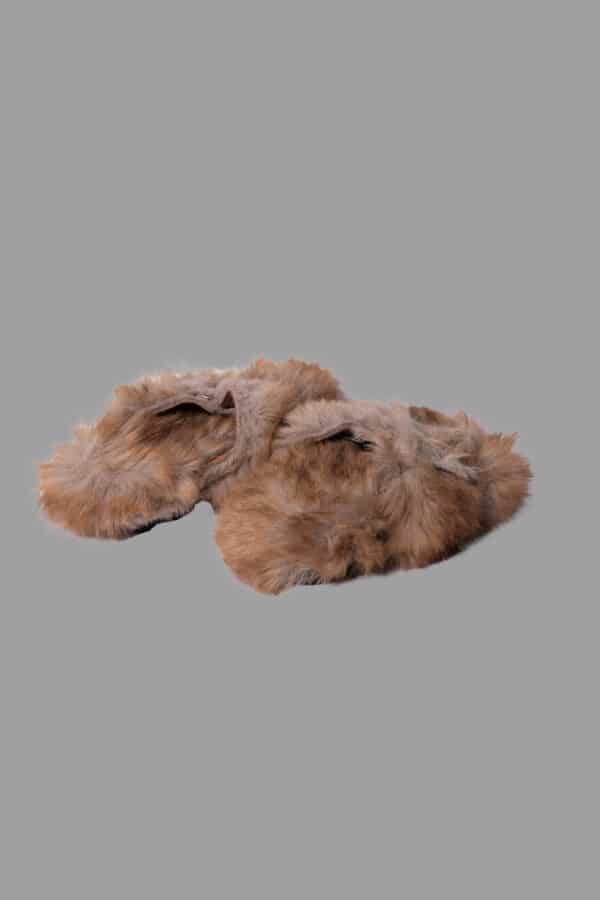 SABOT PELLICCIA MARRONE - immagine 3